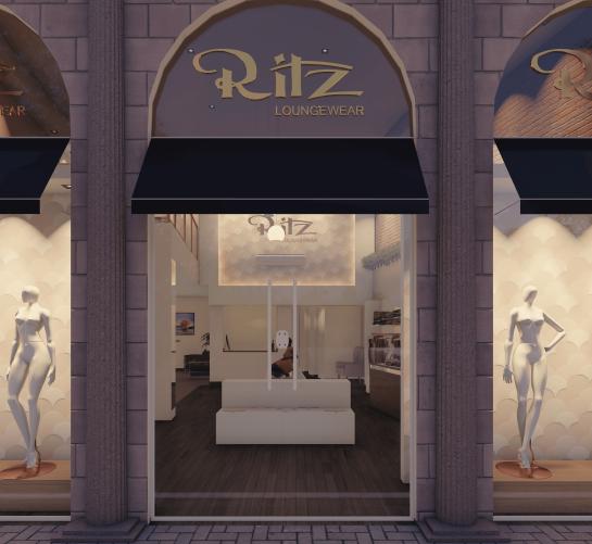 Comercial Ritz Lougewear - Estudo de Fachada